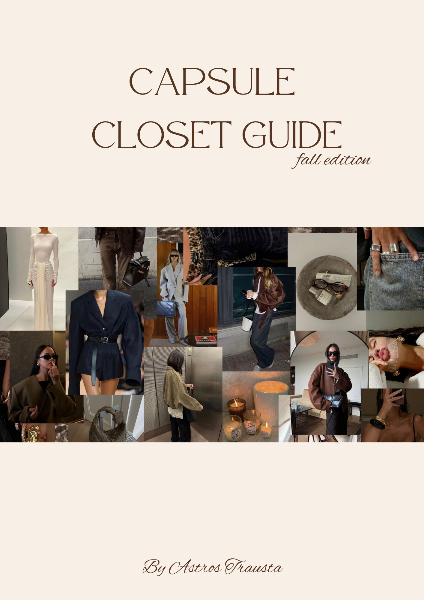 Capsule Closet Guide Fall Edition