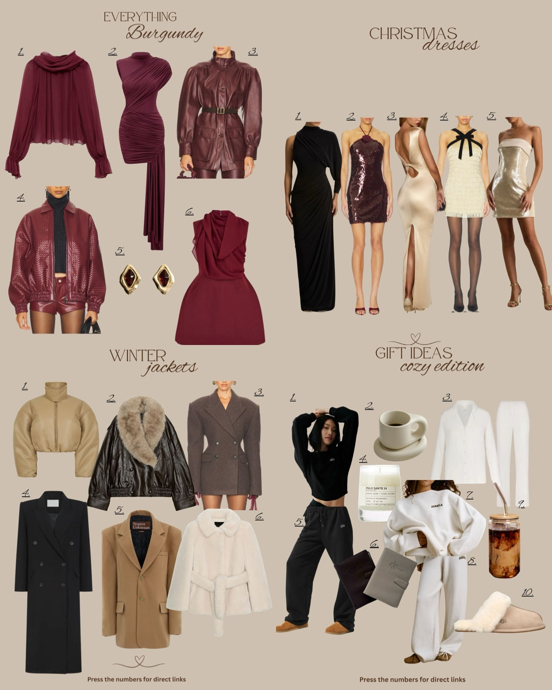 Capsule closet - holiday edition